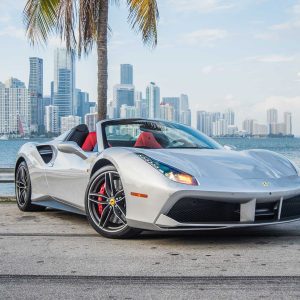 Ferrari 488 Spider Silver