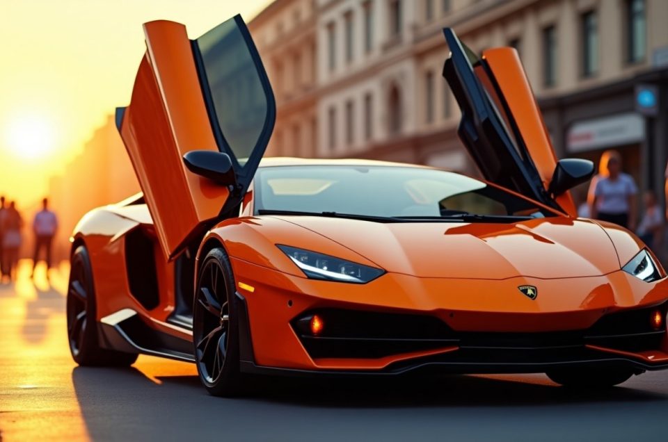 How Lamborghini Scissor Doors Work