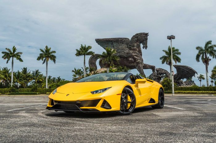 Rent the Lamborghini Huracan Evo in Miami
