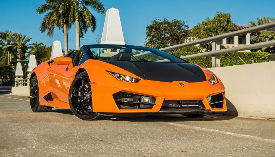 Lamborghini Huracan Orange with Black
