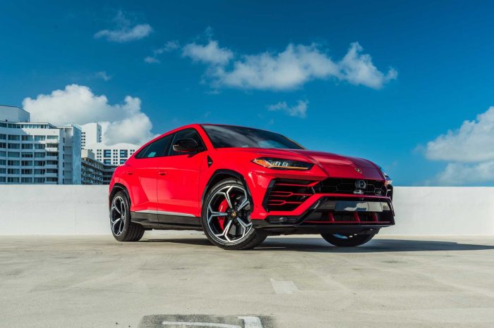 Lamborghini Urus Red Rental Atlanta