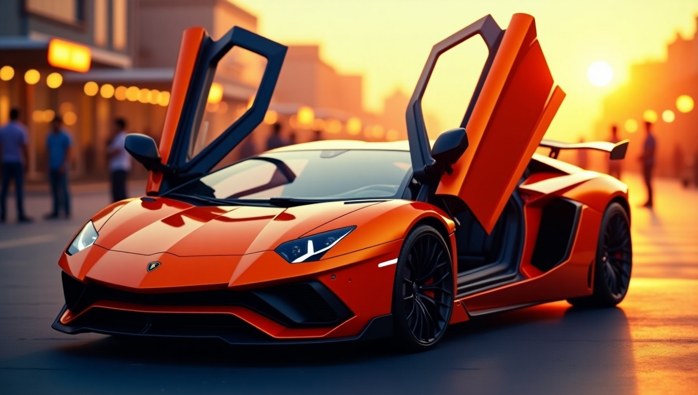 Pictures to show What Do Scissor Doors Do