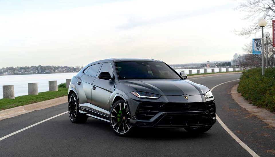Rent the Lamborghini Urus Gray in Miami