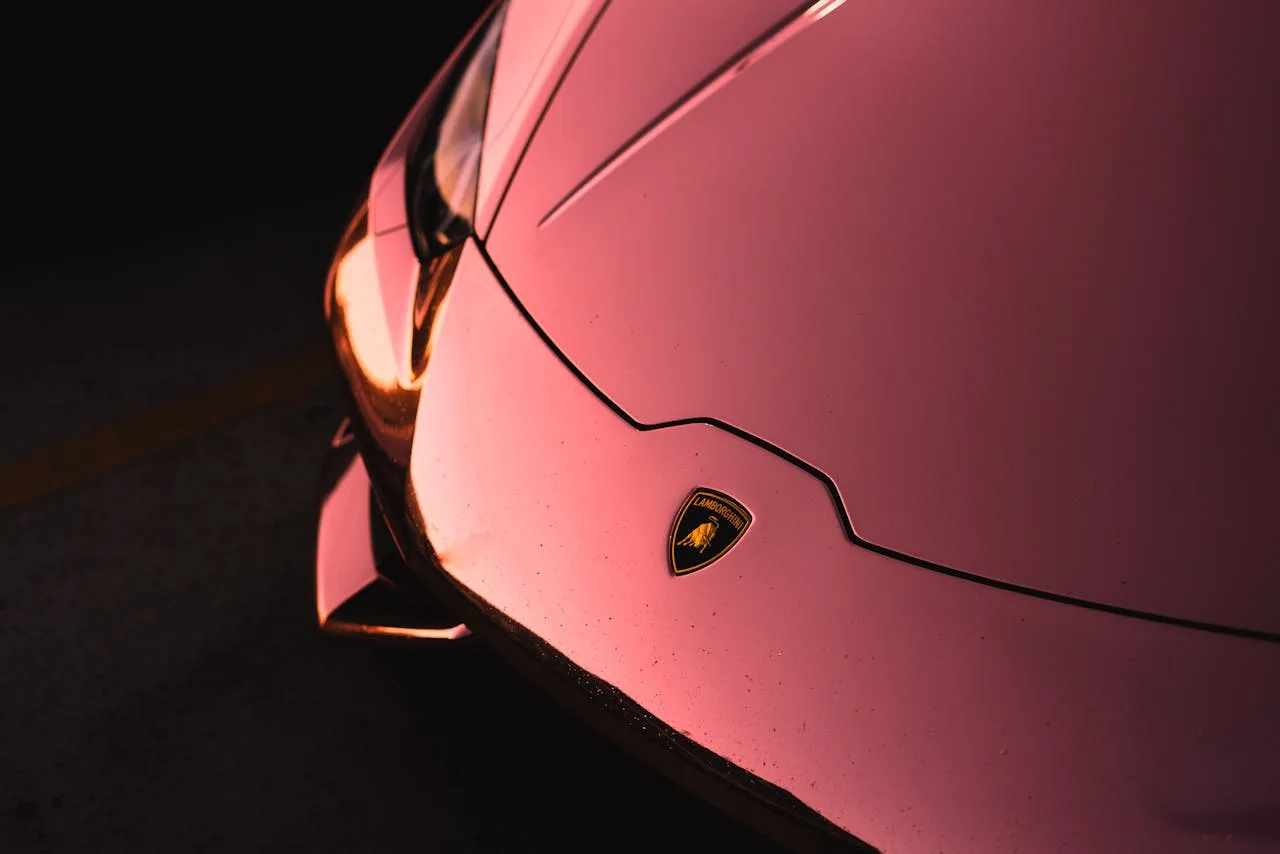 design asthetic of lamboghini